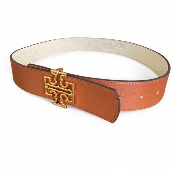 TORY BURCH | Reversible belt - Ivory/Tan SMALL main image 5